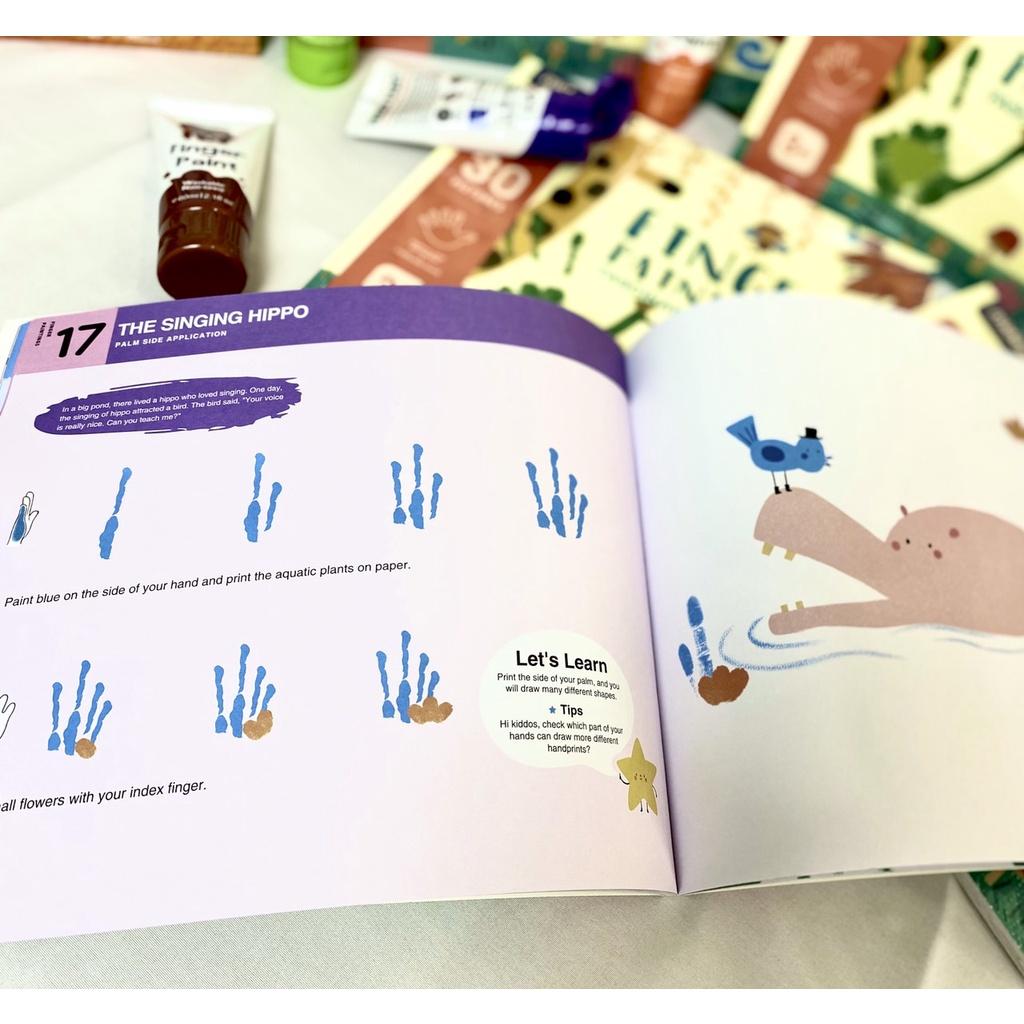 Tập Giấy Tô Màu Cho Bé Mideer Finger Paint Art Book, Đồ Chơi Sáng Tạo Cho Trẻ Em