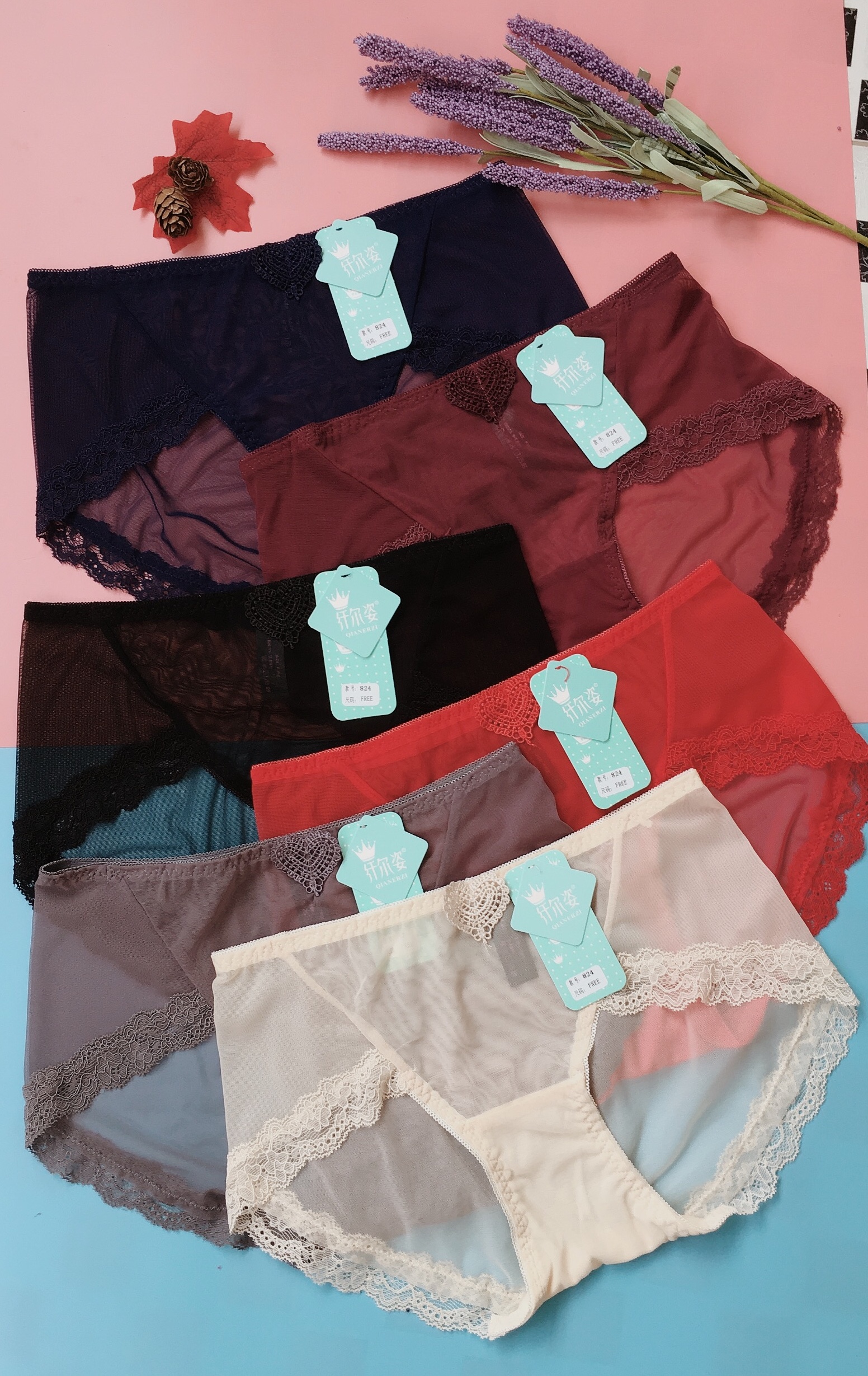 Combo 5 Quần lót nữ chất liệu ren sexy cực đẹp 824