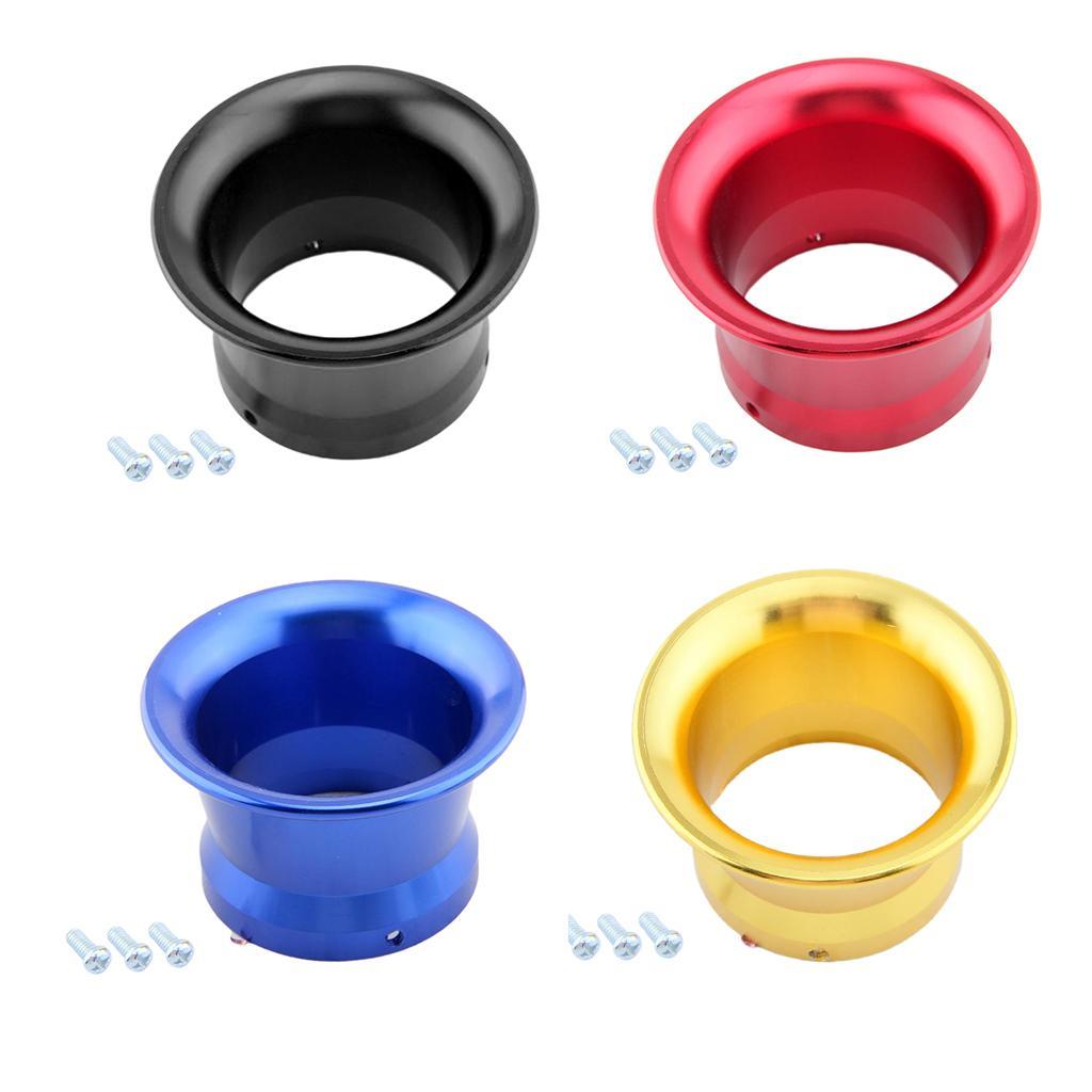 3pcs Carb Air Filter Velocity Stack Funnel for PWK24 PWK30 Carburetor Yellow