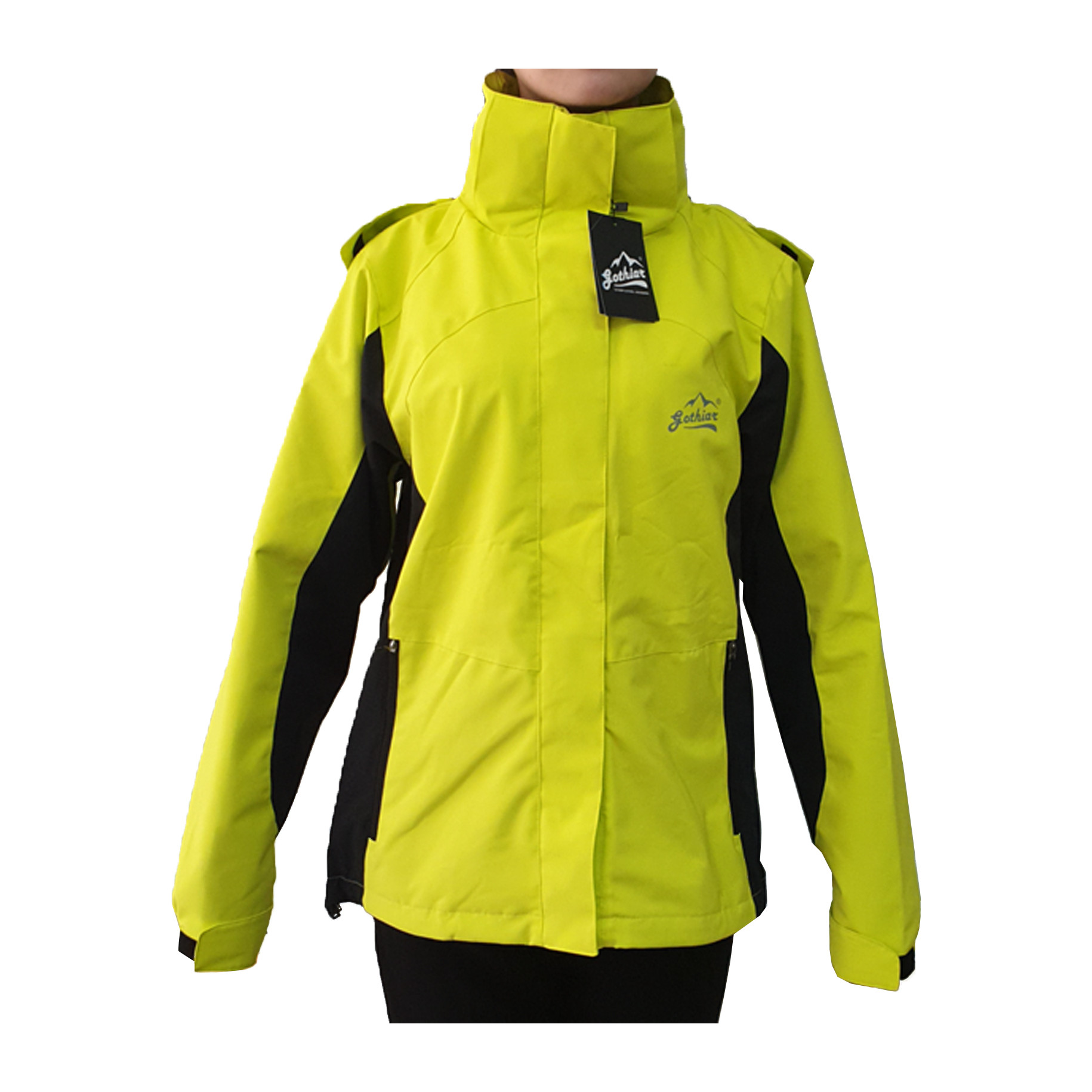 Áo khoác gió nữ 2 lớp Gothiar 2L jacket - Vàng 9107