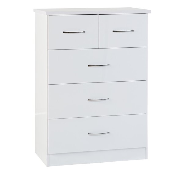 EDLE, Tủ đựng đồ 4 tầng 5 ngăn kéo DRA_233, 75x40x75cm