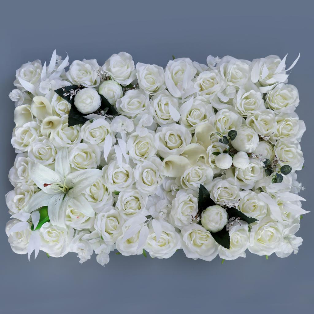 Simulation Silk Flowers Wall Panels Wedding Venue Home Shop Window Decor
