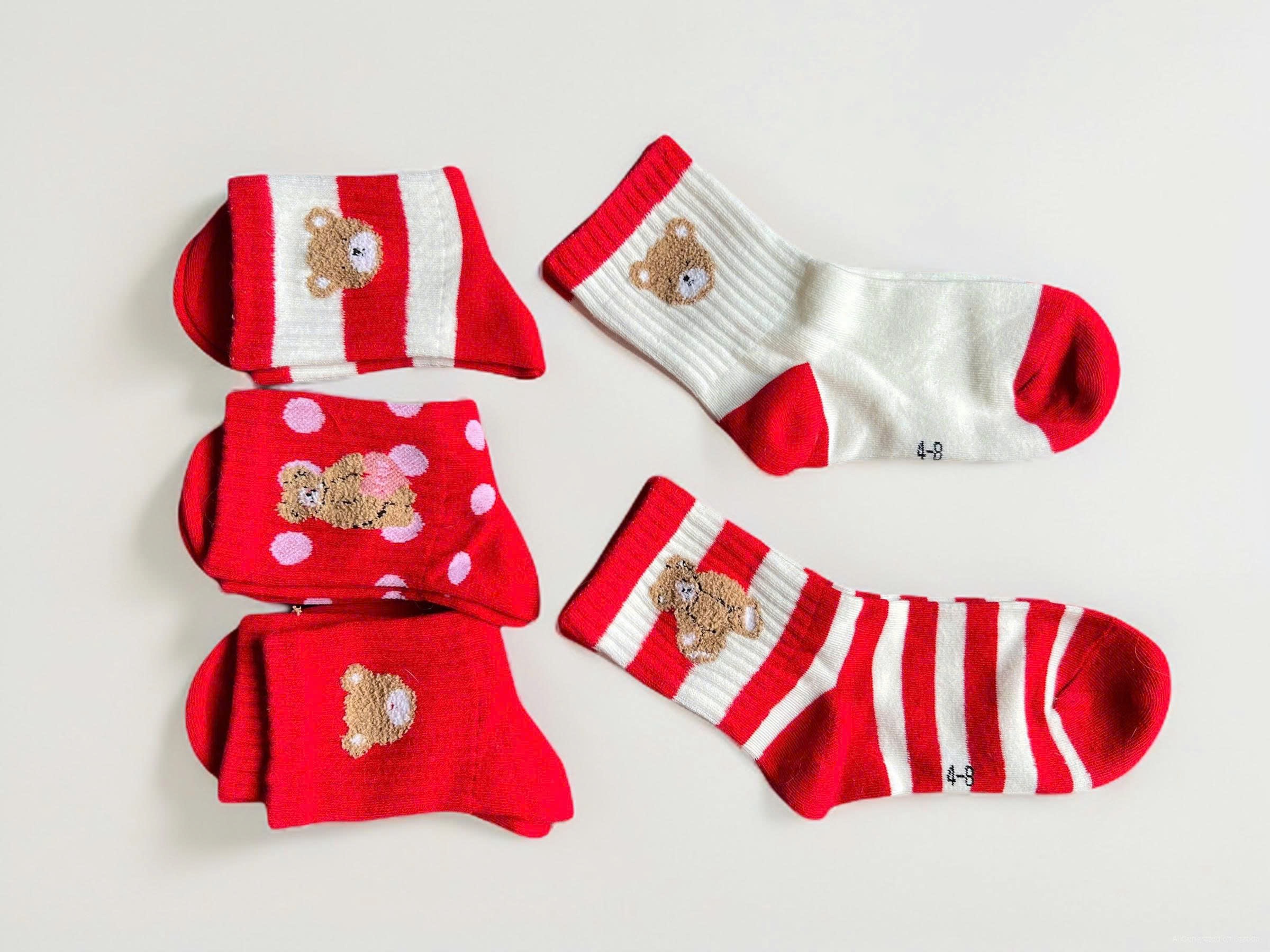 SET 5 ĐÔI TẤT VỚ 51 DỄ THƯƠNG TỪ 1-12 TUỔI DÀNH CHO BÉ GÁI