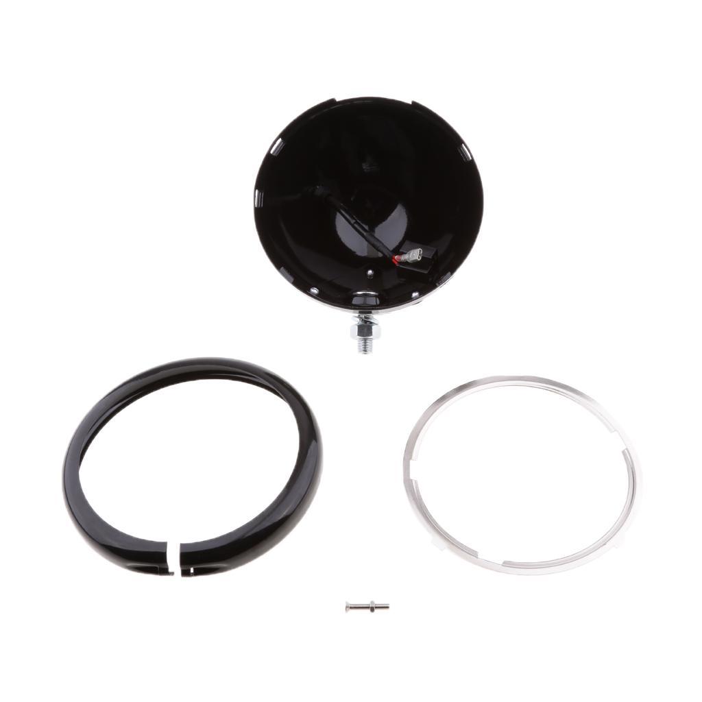 5.75 Inch Motorcycle Headlights Housing Bracket Bucket for Harley Black