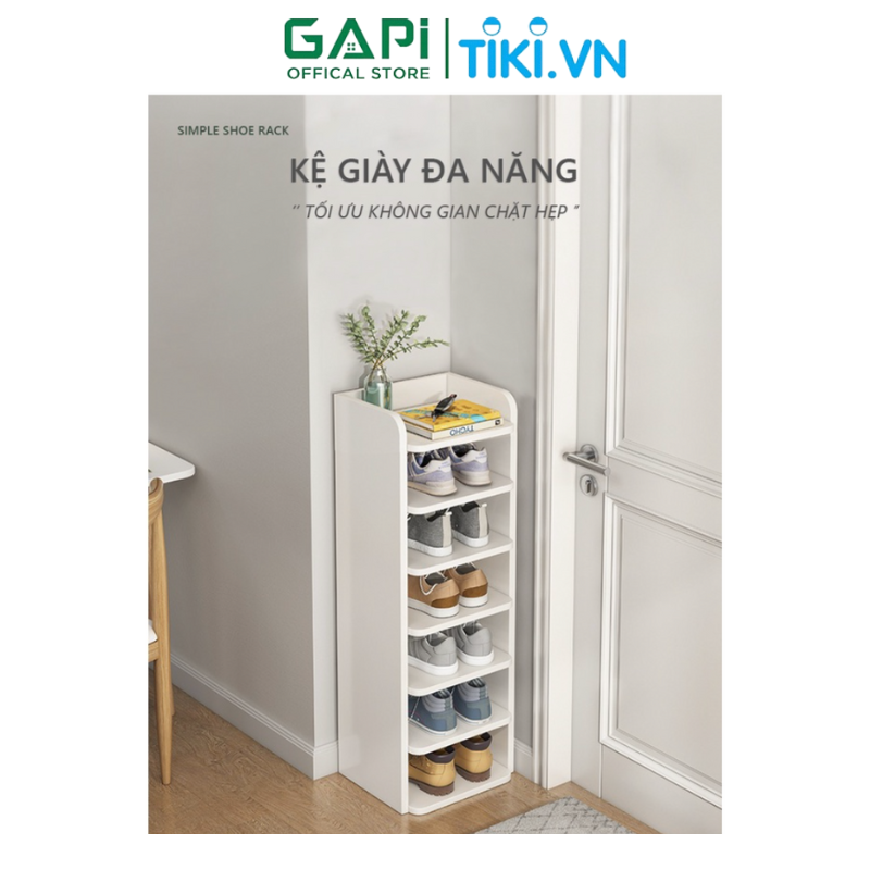 Kệ giày thông minh đa năng GAPI, kệ đồ hiện đại nhiều ngăn tối ưu diện tích, chịu lực tốt GP247