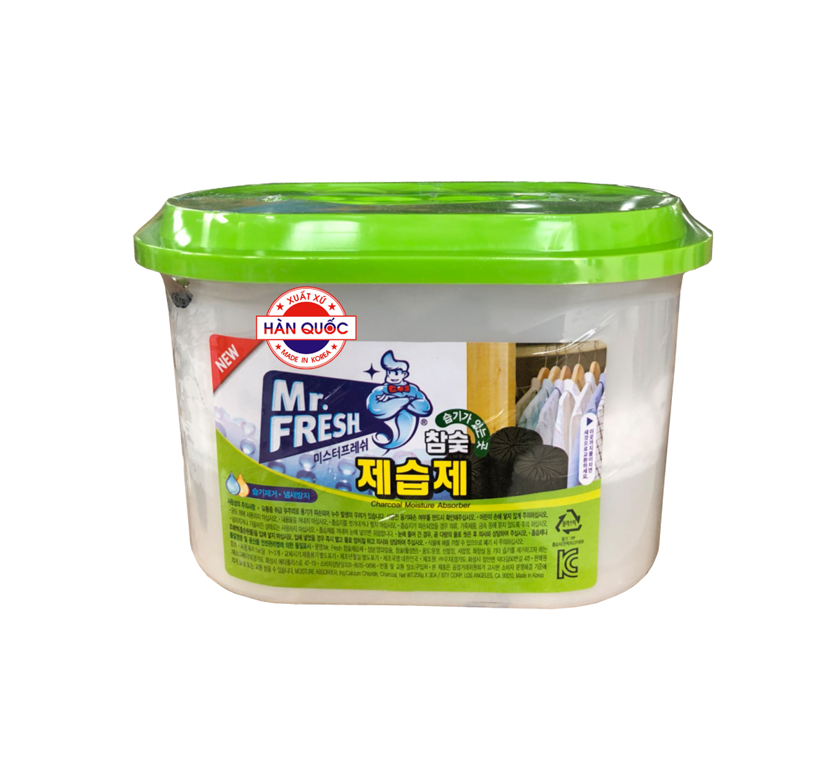 Combo 6 Hộp Hút Ẩm Than Hoạt Tính Mr.Fresh Hàn Quốc