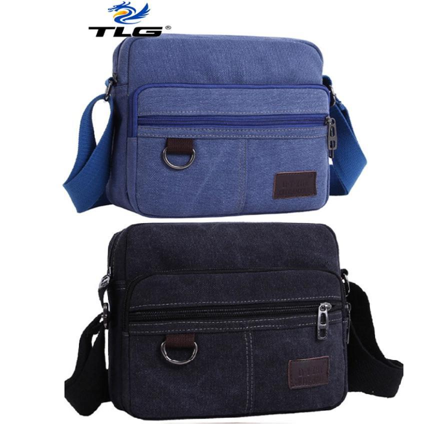 Bộ đôi túi canvas phối da Đồ Da Thành Long TLG cho nàng và chàng 208089
