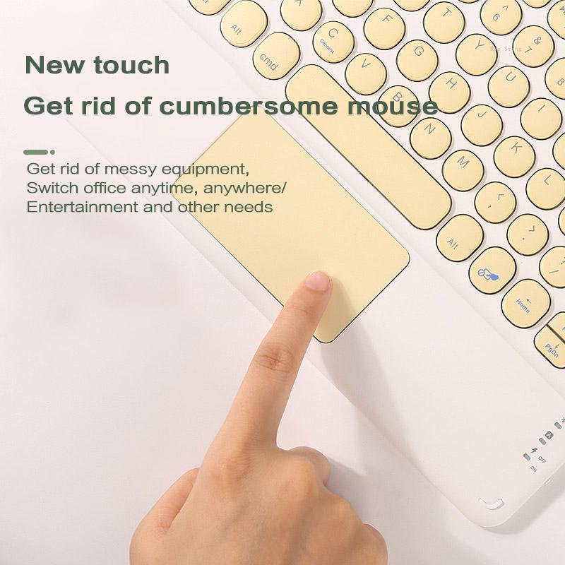 Loa Di Động Không Dây Bàn Phím Bluetooth Teclado Mini Của Bàn Phím Và Chuột Phù Hợp Cho IPadPro Xiaomi Samsung Huawei