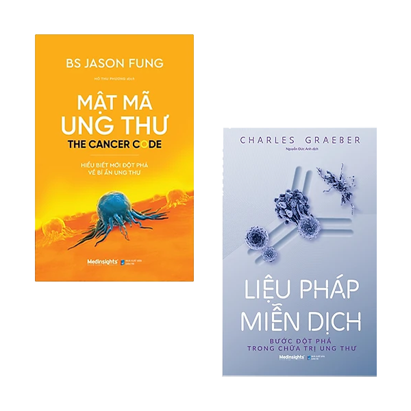 Combo hiểu thấu và phòng ngừa căn bệnh ung thư: Mật Mã Ung Thư + Liệu Pháp Miễn Dịch - Tặng kèm bookmark Bamboo Books