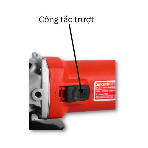 Máy mài góc công tắc cạnh 100mm Sencan 541034
