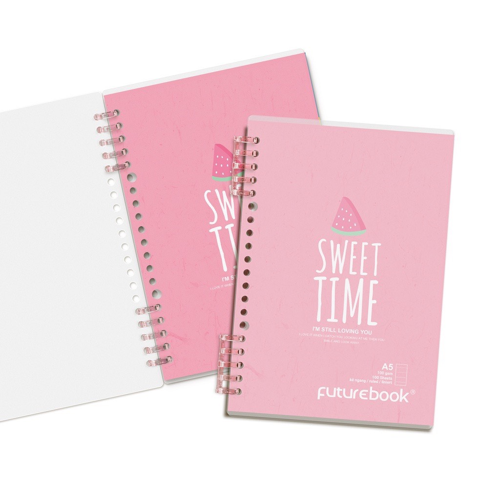 FUTUREBOOK-Sổ Còng Tiện lợi A5 –100Trang–Dòng Kẻ Ngang–Định Lượng 100Gsm. Mã Sản Phẩm CK599