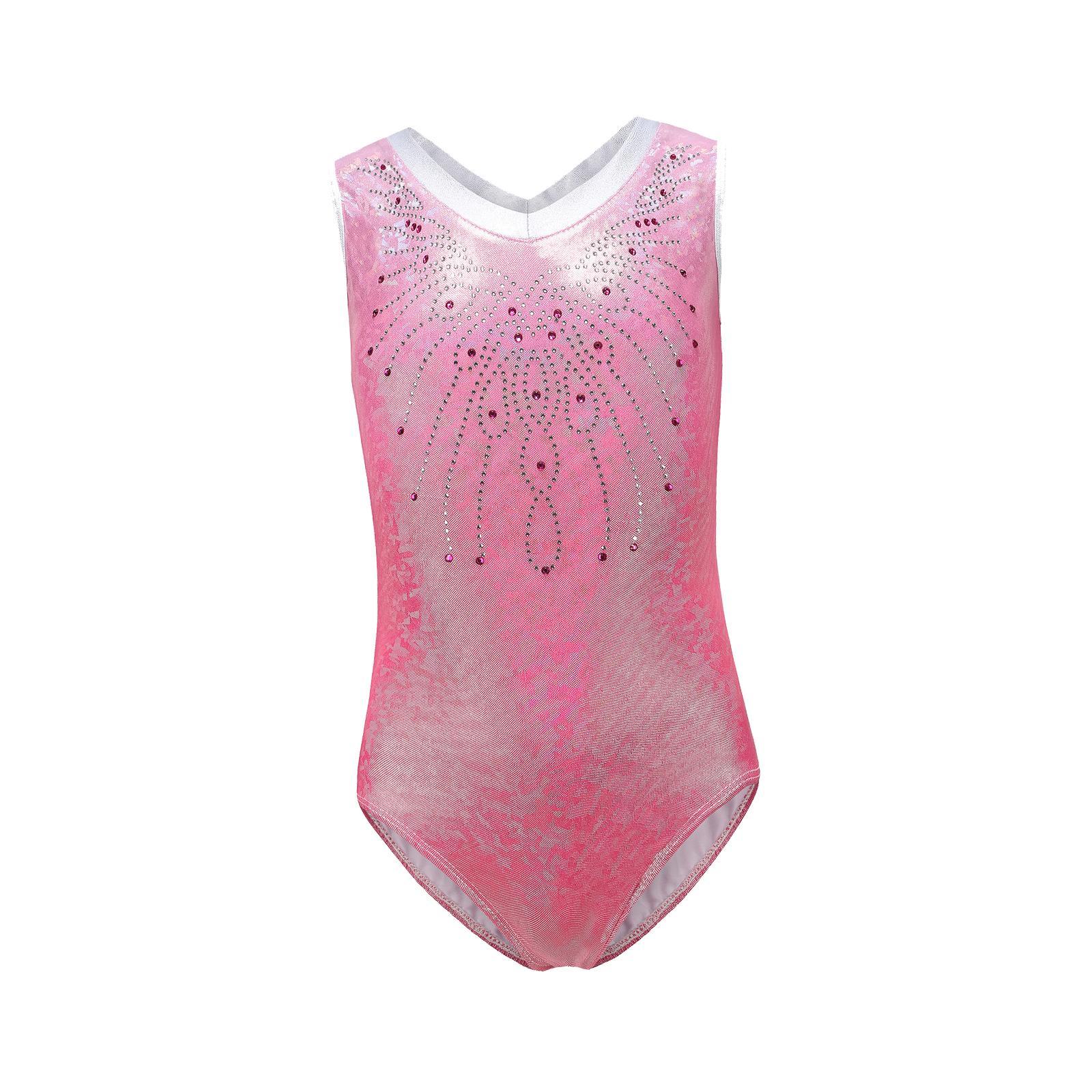 Girl Gymnastics Leotard, Kids Gym Costume Dancing Athletic Leotard, Dress Bodysuit Ballet Leotard