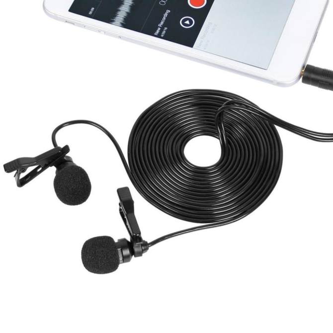 ROGTZ Microphone Cài Áo Lavalier Chuyên nghiệp KFW SK200 - Hàng Nhập Khẩu