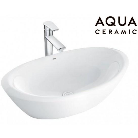 Chậu Rửa Mặt Lavabo Inax AL-465V Đặt Bàn AquaCeramic. Với đặc tính kháng khuẩn, dễ lau chùi - Vật liệu xây dựng Big H