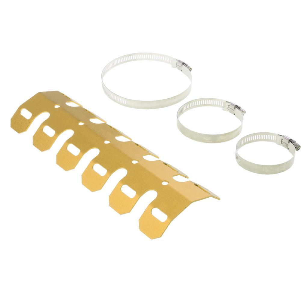 25CM Universal Motorcycle Exhaust Muffler Pipe Leg Protector Heat Shield Cover For All Dirt Bike Racing