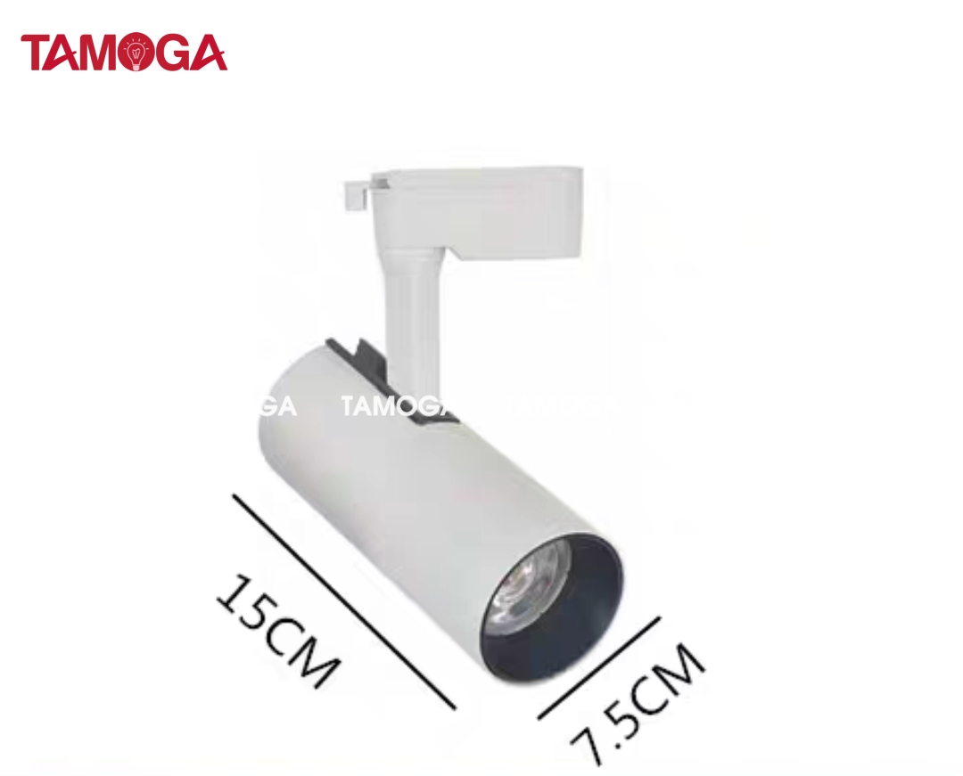 Đèn led rọi ray ống bơ công suất 20W TAMOGA VABIX DR02