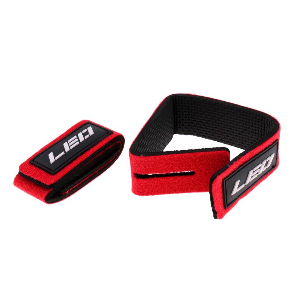 2Pcs Fishing Rod Straps Belt Rod Ties Wrapping Bands Elastic Pole Fasteners