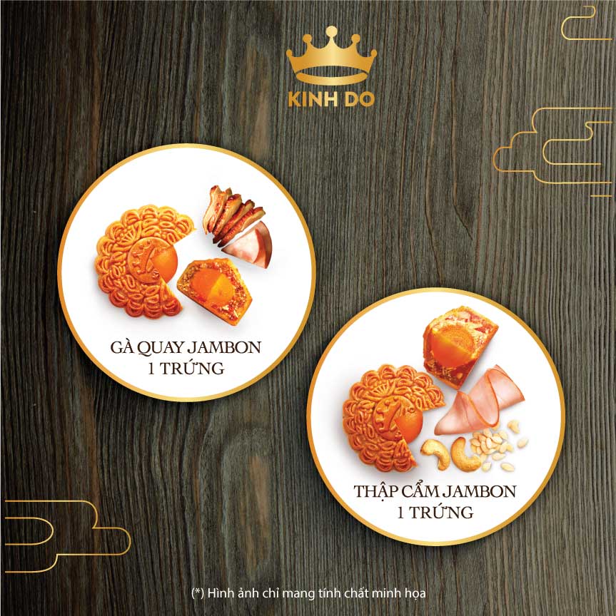 Hộp 2 bánh trung thu Kinh Đô "Team Thập Cẩm"