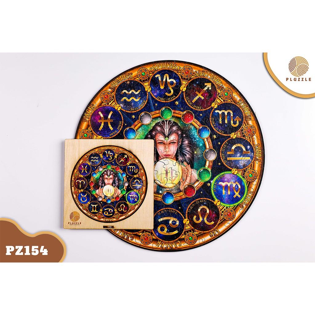 PLUZZLE Bộ xếp hình gỗ thông minh puzzle đồ chơi ghép hình 12 Cung Hoàng Đạo - Cung Xử Nữ – PZ154