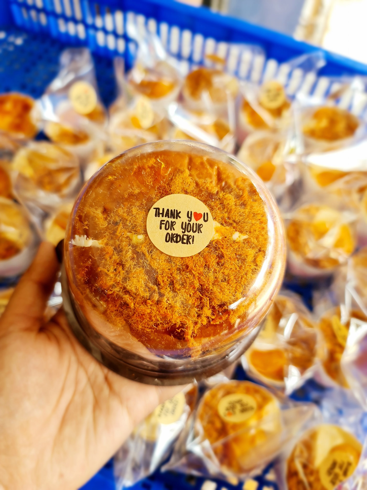 100 Hộp F057 nắp bầu đựng bánh donut, bánh mì bơ tỏi, trung thu đài loan F057