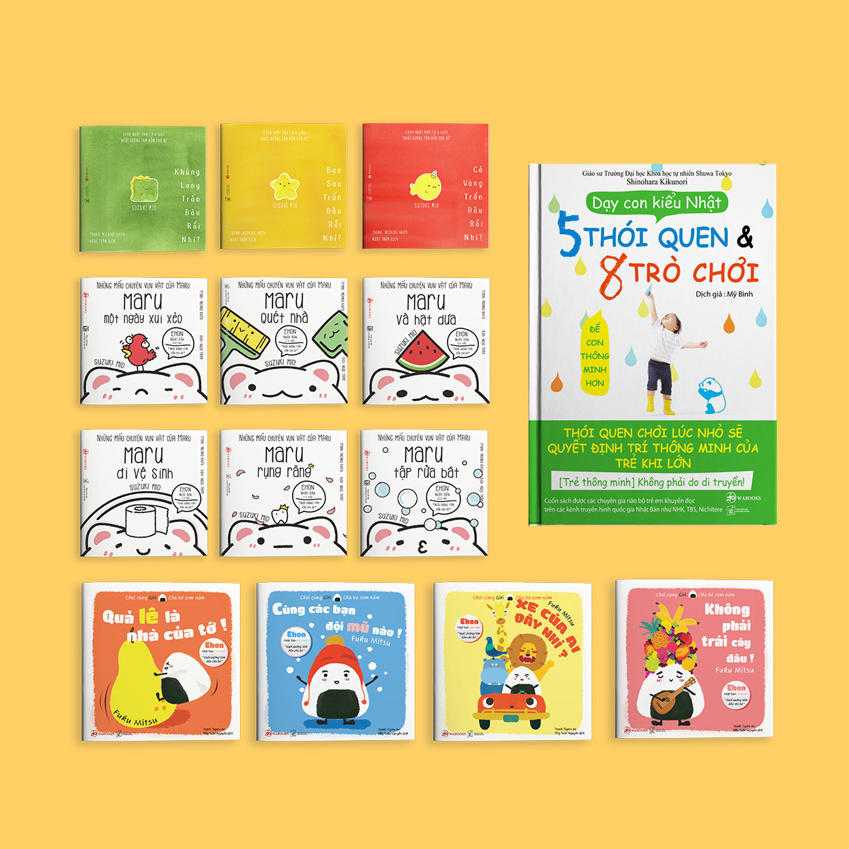 Full Combo 98 Cuốn Ehon Nhật Bản cho bé phát triển toàn diện não bộ, nhận thức, tư duy, sáng tạo, vận động
