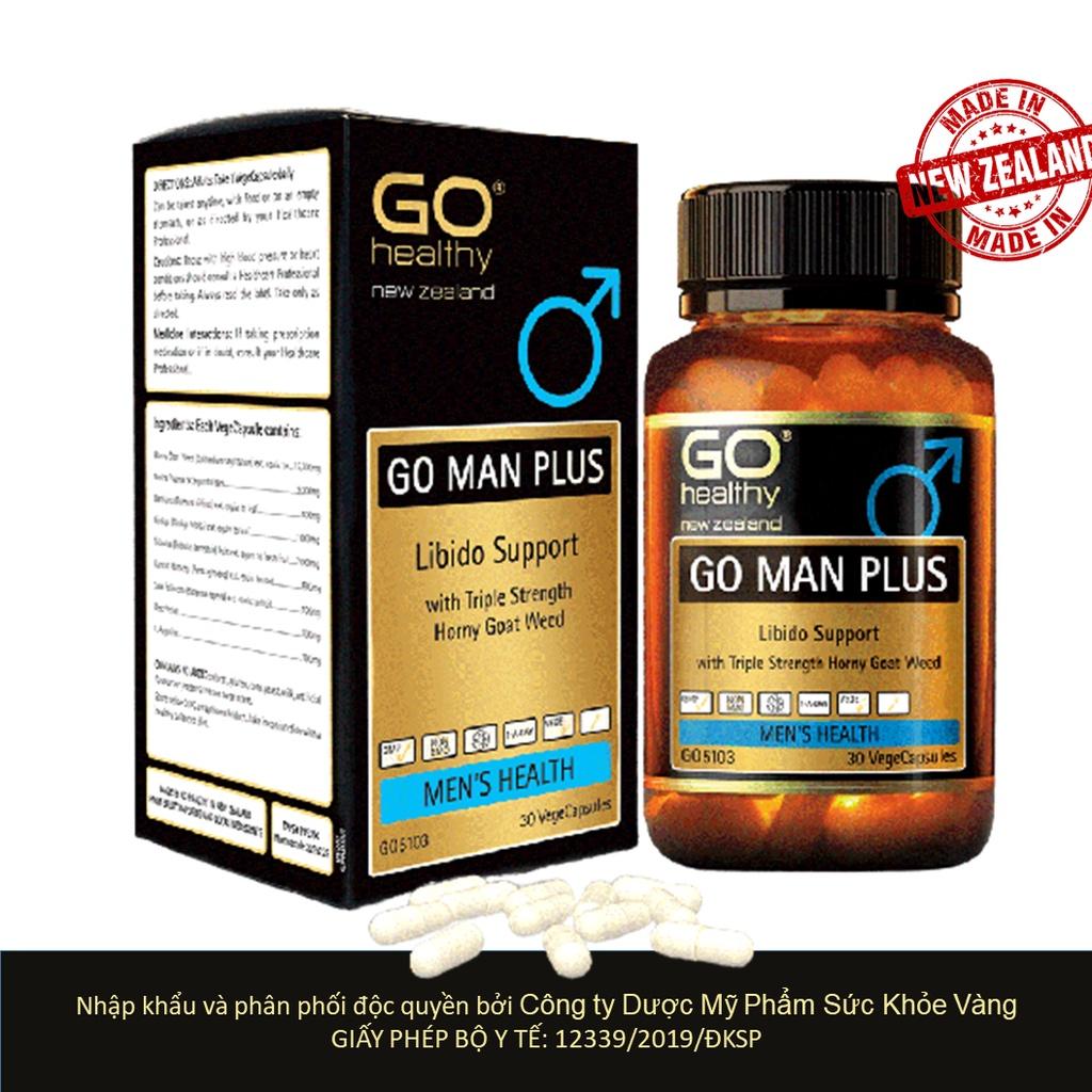 Viên Uống GO Man Plus - Cải Thiện Sinh Lý Nam GO Heathy New Zealand