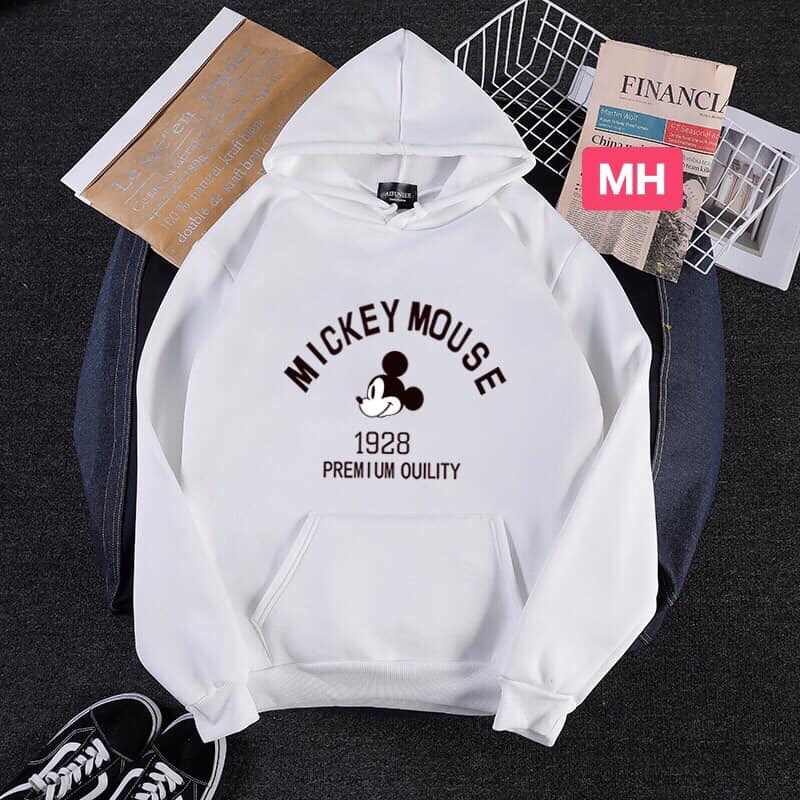 ÁO HOODIE NỮ IN CHUỘT MICKEY