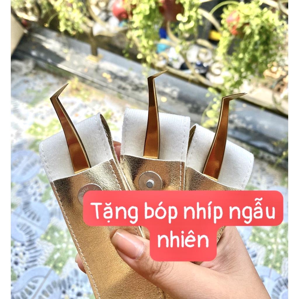 Nhíp volume vàng tặng bóp nhíp ngẫu nhiên_dụng cụ nối mi_Dr Tuấn