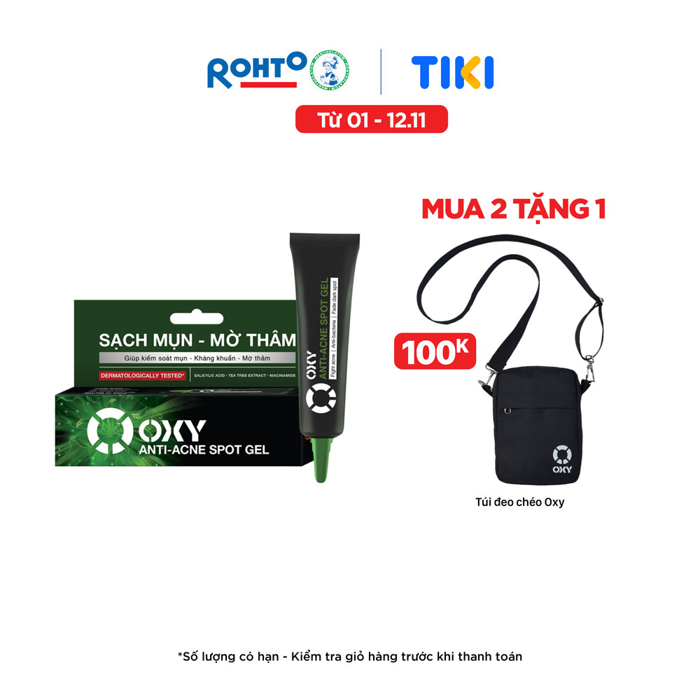 Gel Sạch Mụn Mờ Thâm Oxy Anti-Acne Spot Gel