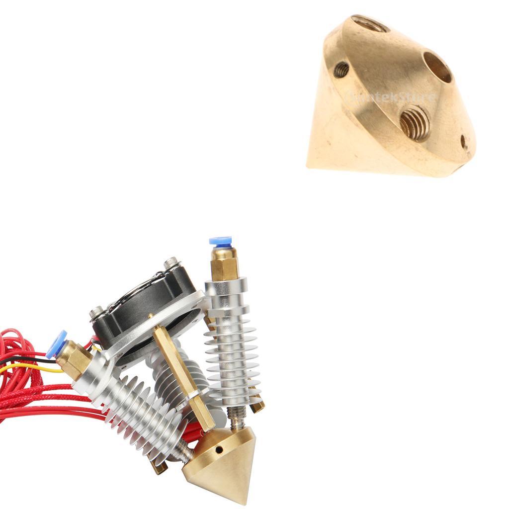 3-in 1-out Extruder Hotend 0.4mm Nozzle Mix-Color For 3D Printer RepRap