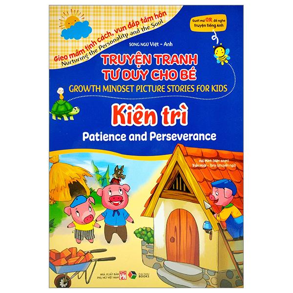 Truyện Tranh Tư Duy Cho Bé - Song Ngữ Việt-Anh - Kiên Trì