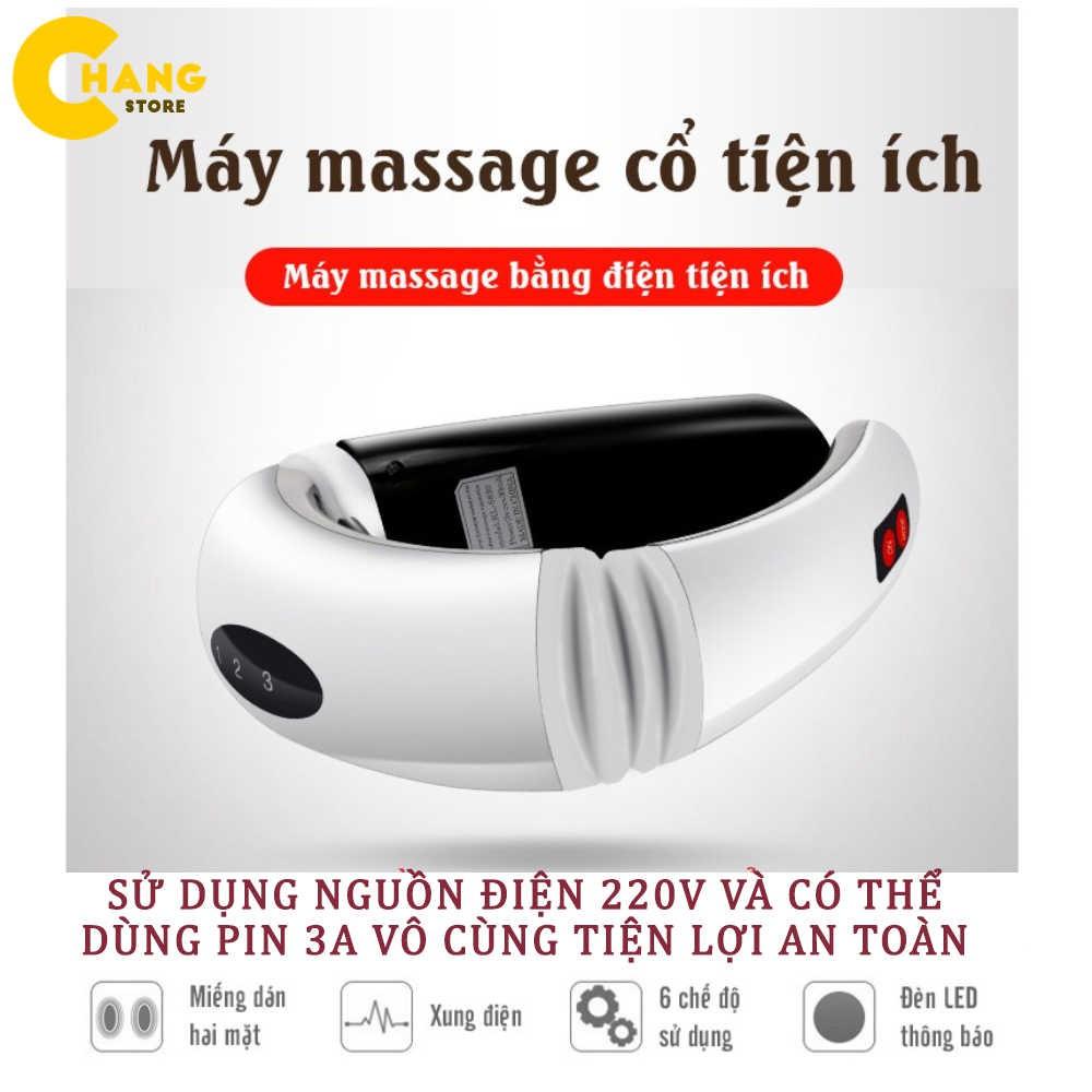 Máy massage Cổ 3D Thế Hệ Mới Đẩy lùi đau nhức vai gáy, đau lưng, mỏi cổ