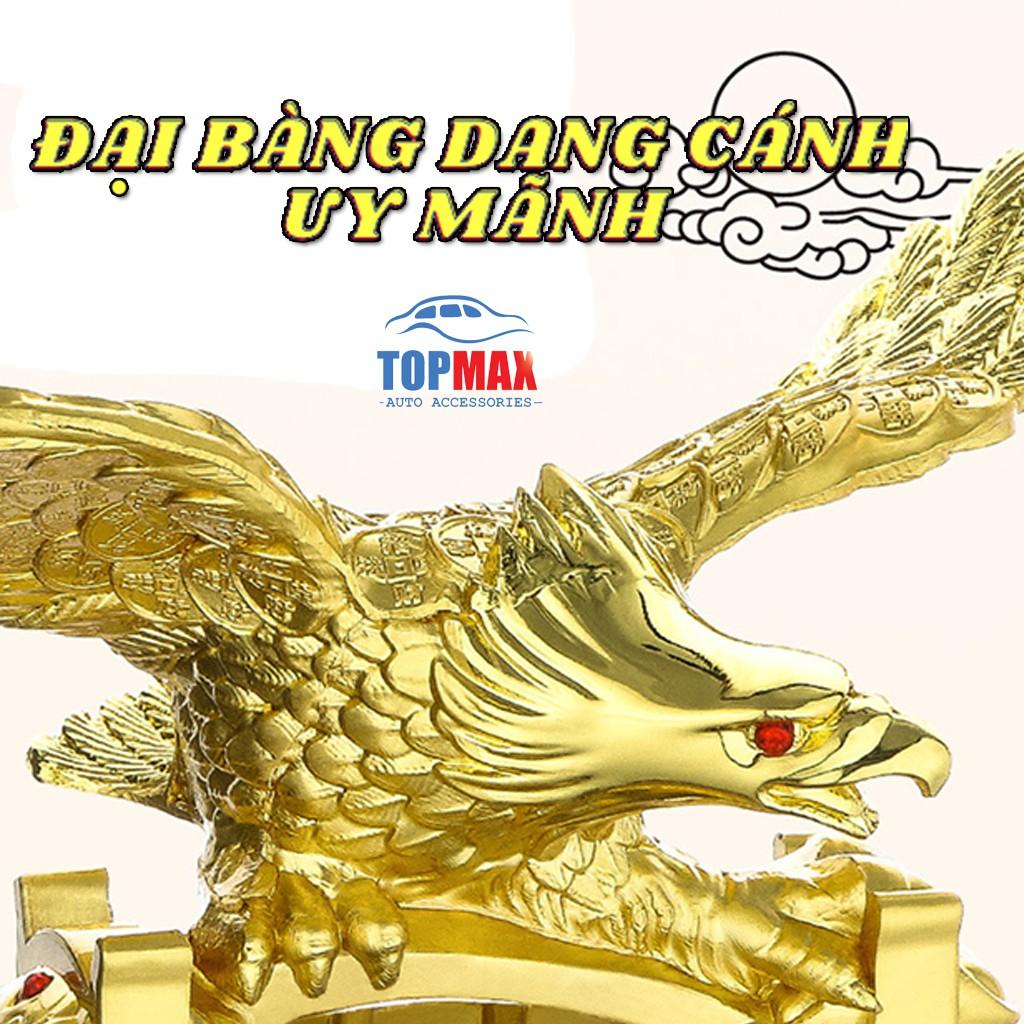 Tượng Quả Cầu Pha Lê Và Đại Bàng Dang Cánh Uy Mãnh