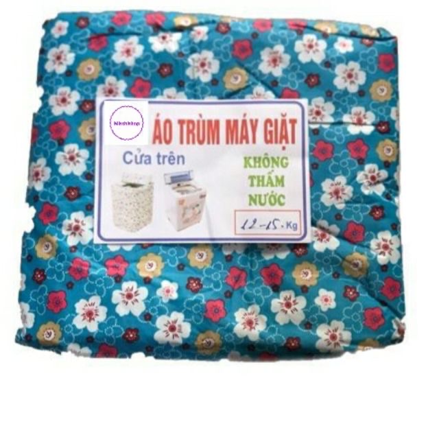 Áo trùm máy giặt cửa trên ,vải dù siêu bền ,dày chống thấm ,chống bụi cực tốt cho máy từ 7- 15 kg