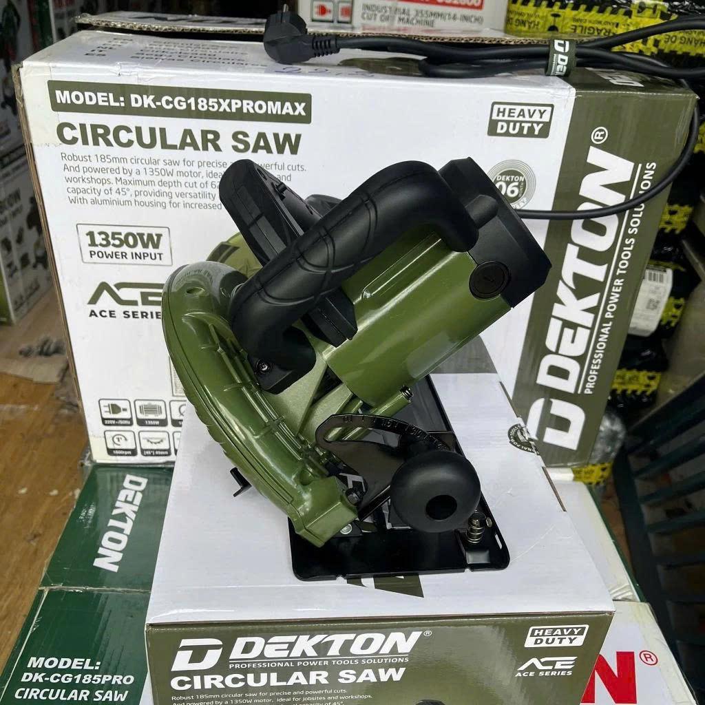 MÁY CƯA GỖ 185MM 1350W DK-CG185XPROMAX DEKTON (MÀU OLIVE) - HÀNG CHÍNH HÃNG