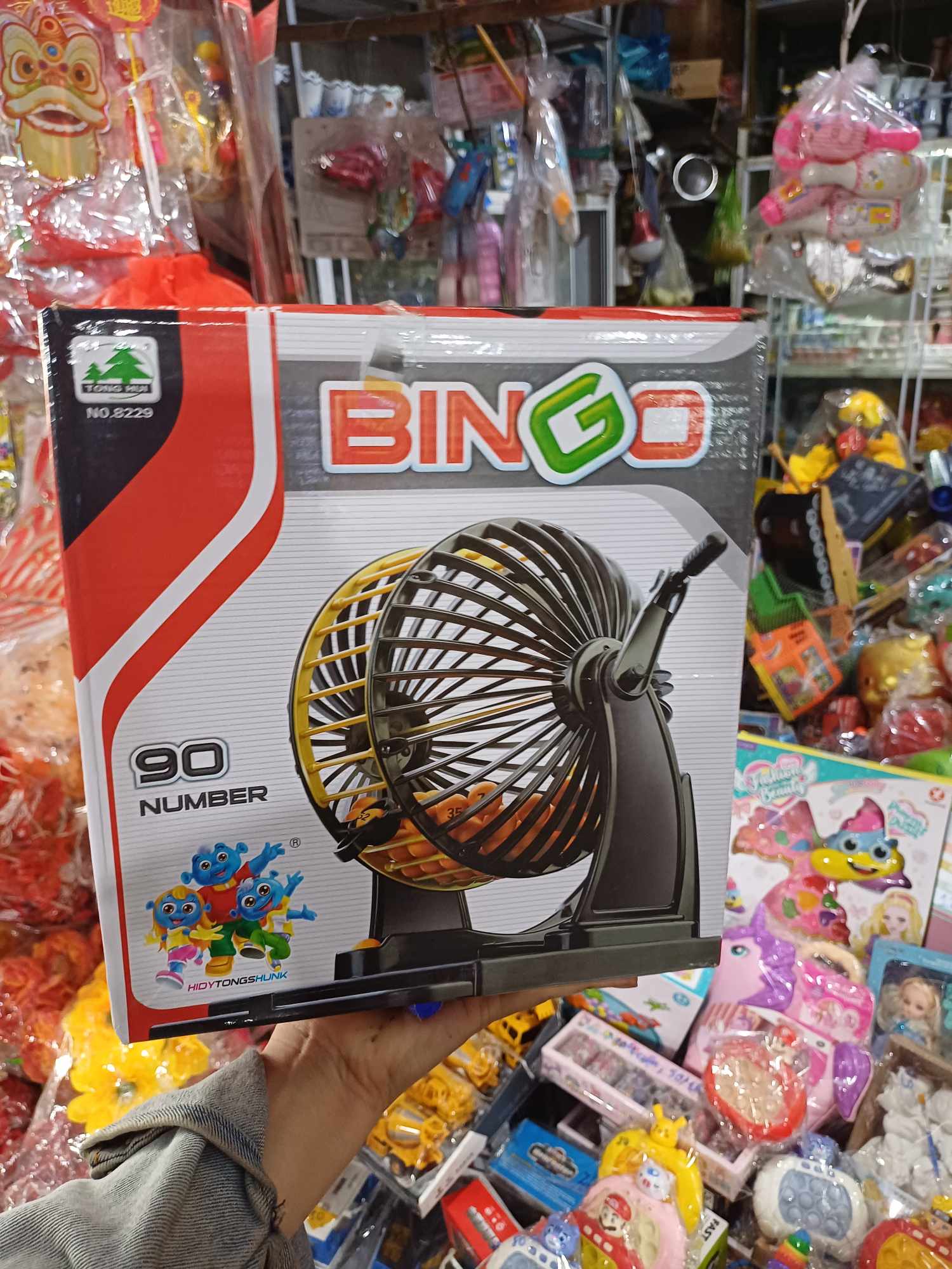 Đồ chơi bingo quay lô tô vui ngày tết