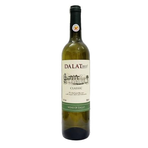 Rượu Vang Trắng Dalatbeco Classic 12% - 750ml