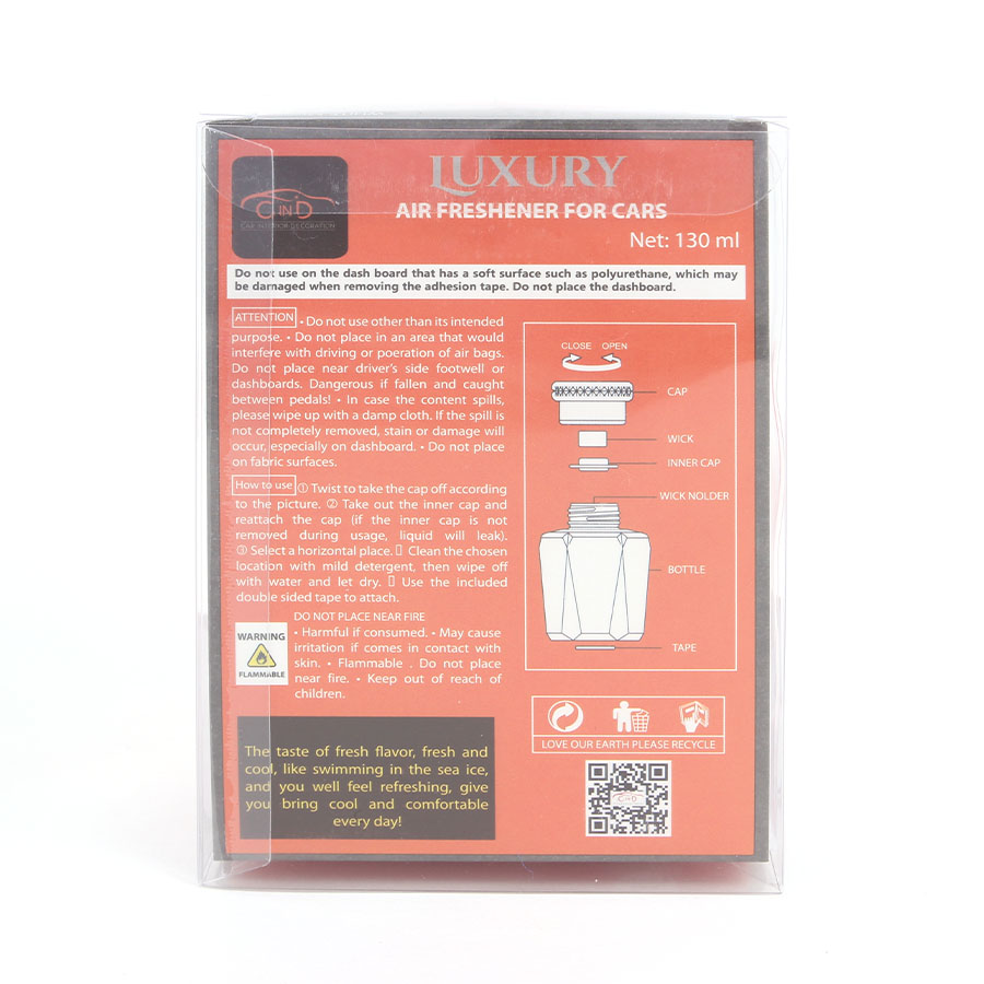 Nước Hoa Ô Tô CIND Luxury 3073 BVL Scent 130ml