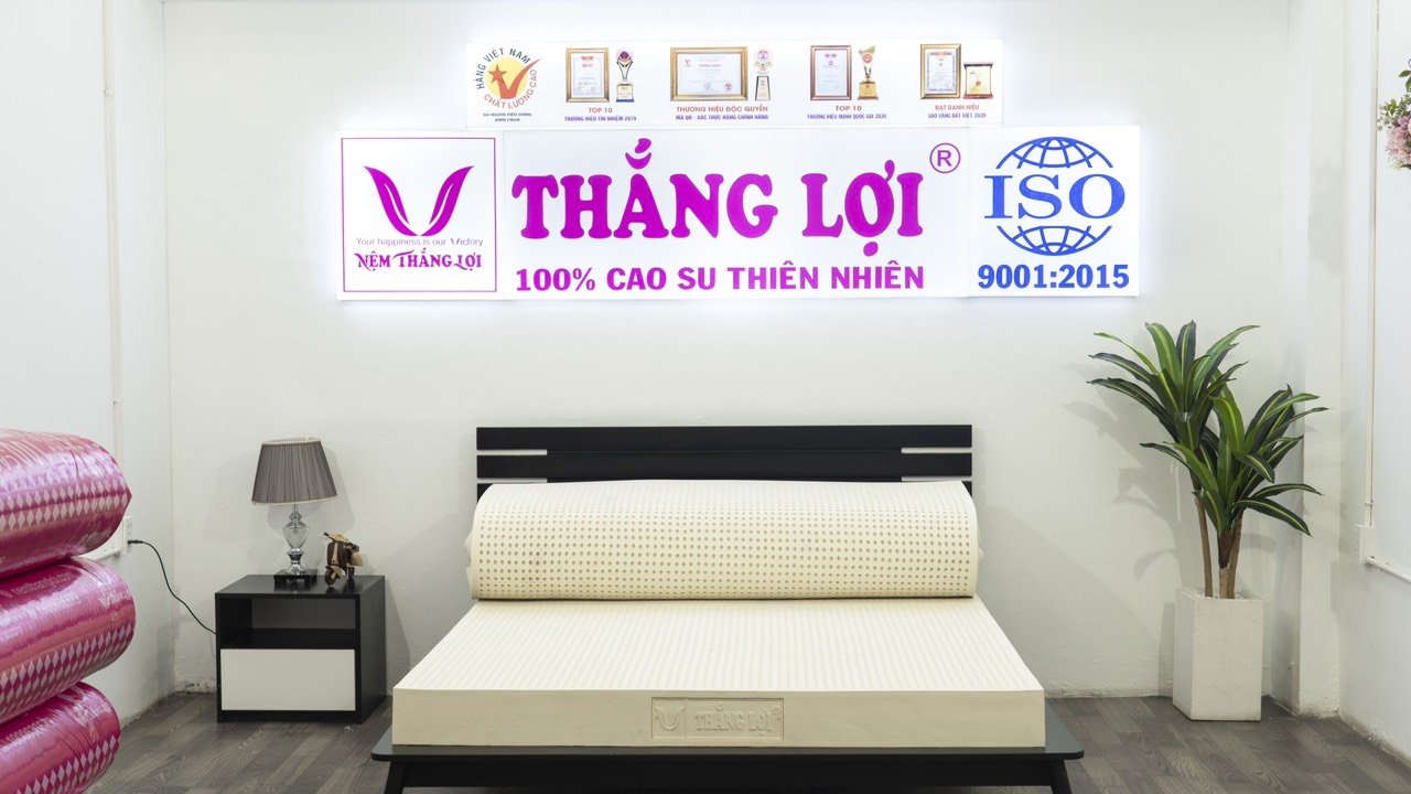 NỆM CAO SU THIÊN NHIÊN 100% Cho HÀNG CHÍNH HÃNG BẢO HÀNH 15 NĂM
