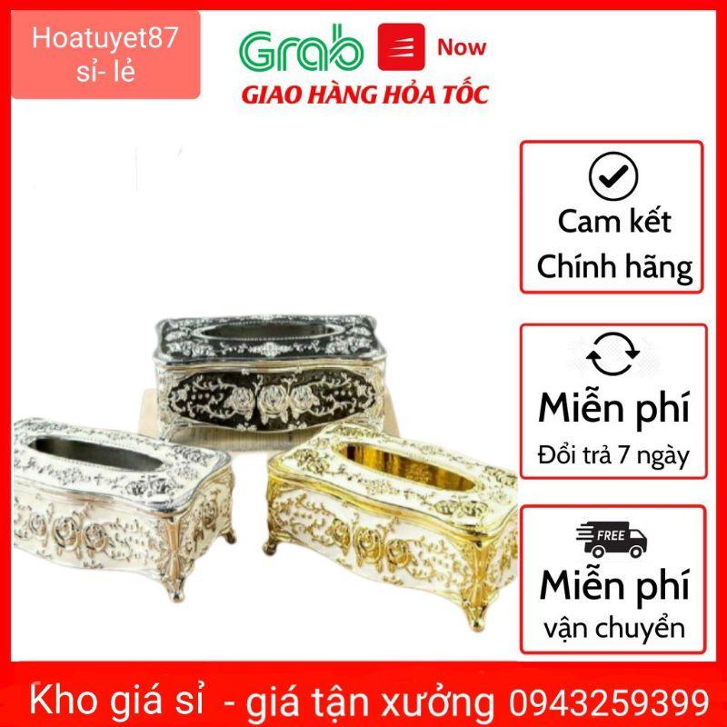 Hộp Đựng Giấy Ăn Hoàng Gia Cao Cấp