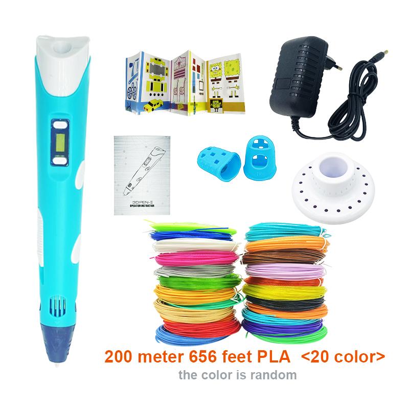 Bút 3d cho trẻ em DIY in LED PENKINTS Máy in vẽ gel nghệ thuật đồ chơi đồ chơi cho trẻ em dễ thương mới lạ