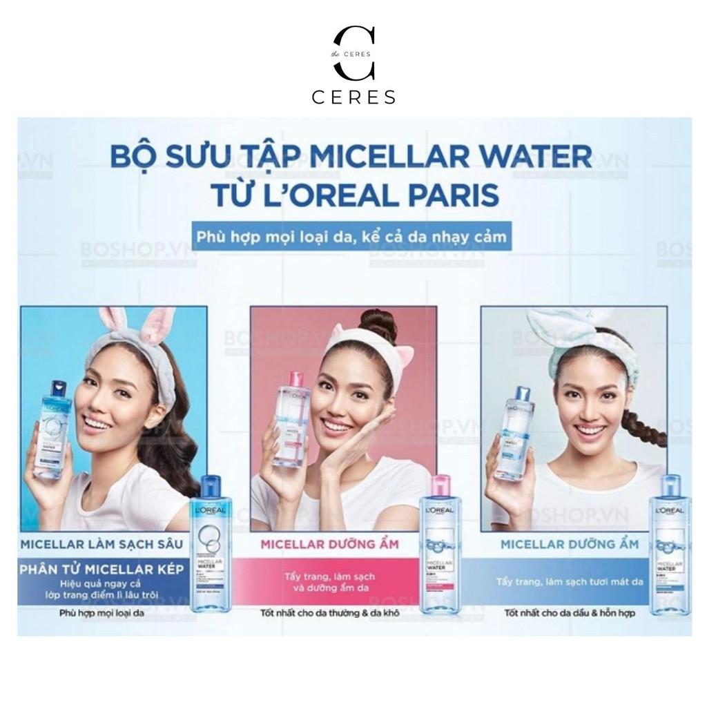Nước Tẩy Trang Loreal - Tẩy Trang L'oreal Micellar Water 400ml Skincare Dưỡng Da