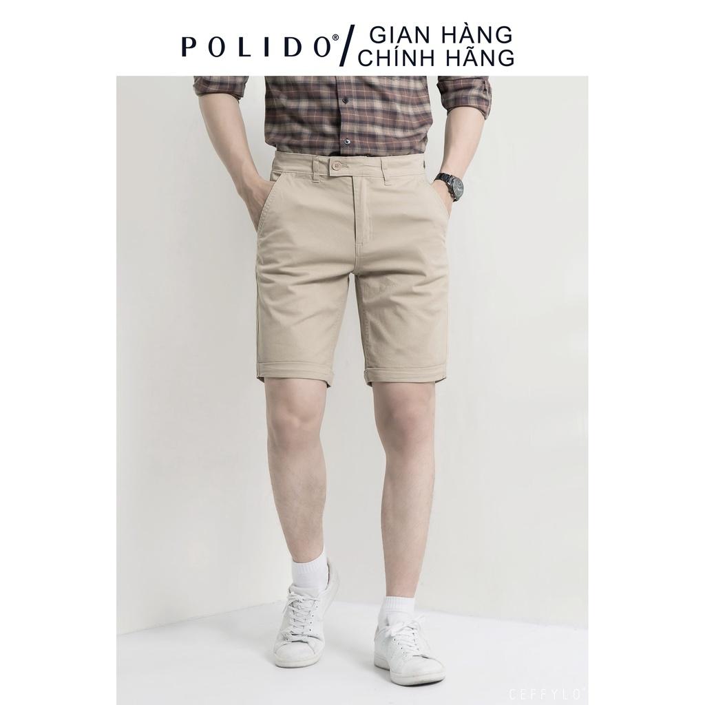 Basic Quần Shorts Khaki Ceffylo 5 Màu Cơ Bản, Chất Liệu Kaki Co Giãn Nhẹ, Không Bai Xù