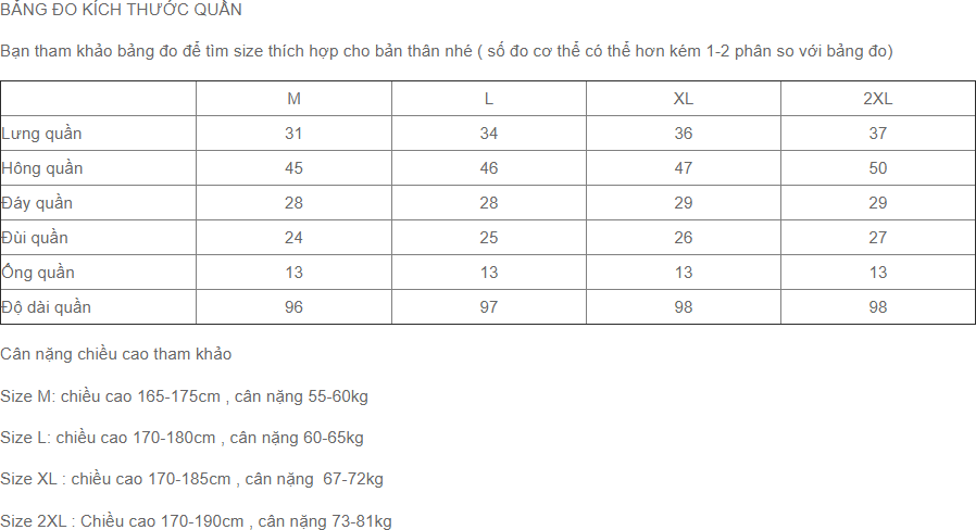Quần Jogger dầy cá tính