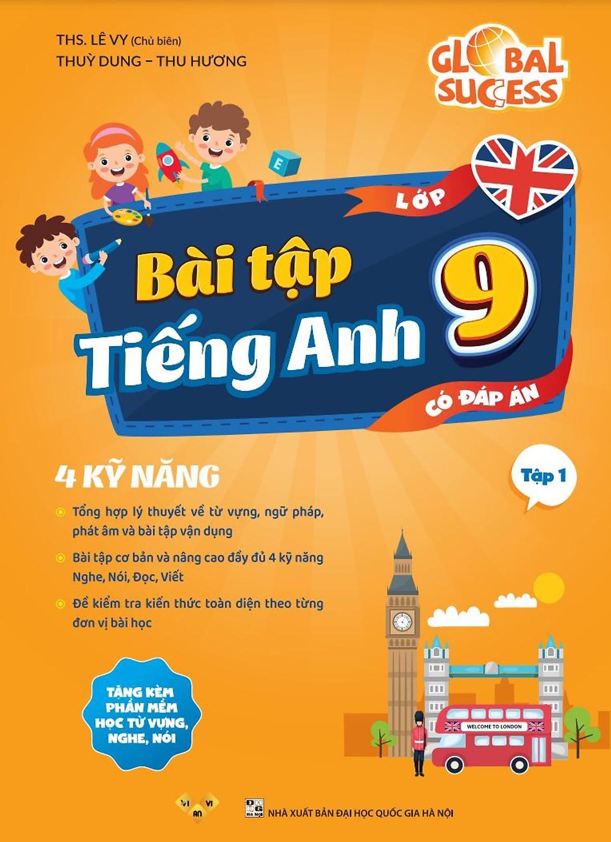 Sách - Global Success - Bài Tập Tiếng Anh 9 - Tập 1 (Có Đáp Án)