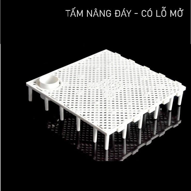 Tấm Nâng Đáy - Vỉ Nhựa Lọc Đáy (vuông 14.5x14.5cm)