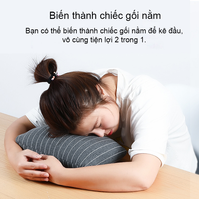 Gối Kê Cổ Chữ U Giúp Giảm Đau Cổ, Biến Hình 2 Trong 1, Phù Hợp Cho Văn Phòng Và Du Lịch