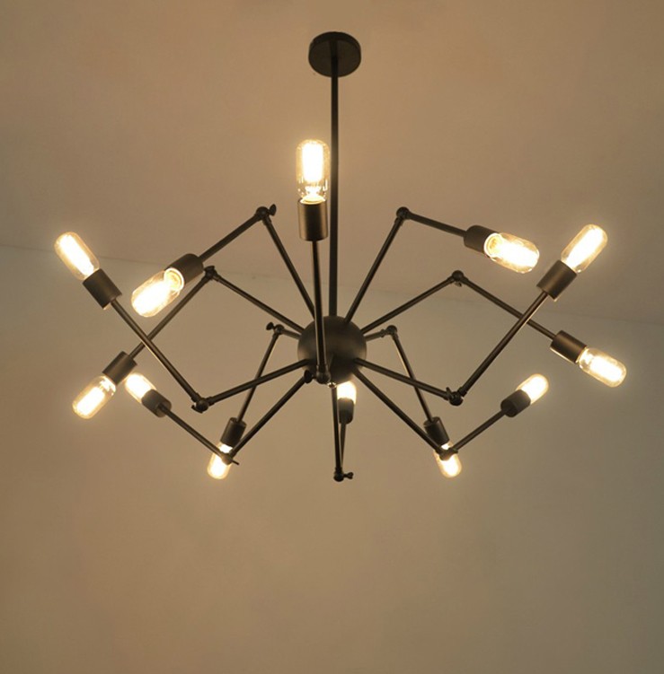 Đèn chùm chân nhện SPIDER 12 tay độc đáo