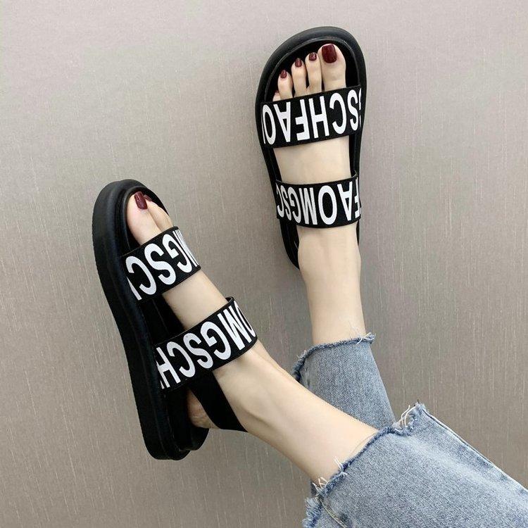 Xăng đan Nữ Hở Ngón Đế Dày Thời Trang Hàn