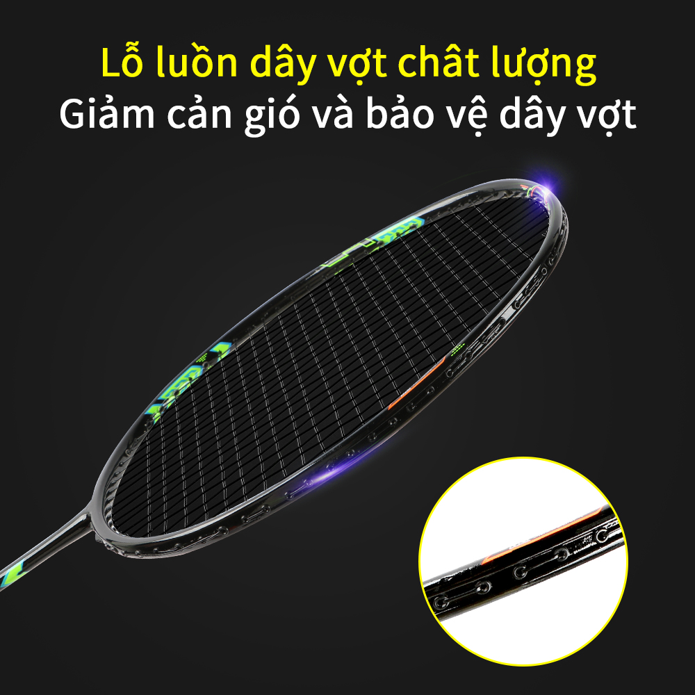 OenTwoFit 1pcs Vợt cầu lông 4U chính hãng carbon Bộ Vợt Cầu Lông Di Động (Túi & Băng Kẹp Miễn Phí) Thể Thao Ngoài Trời ET001901